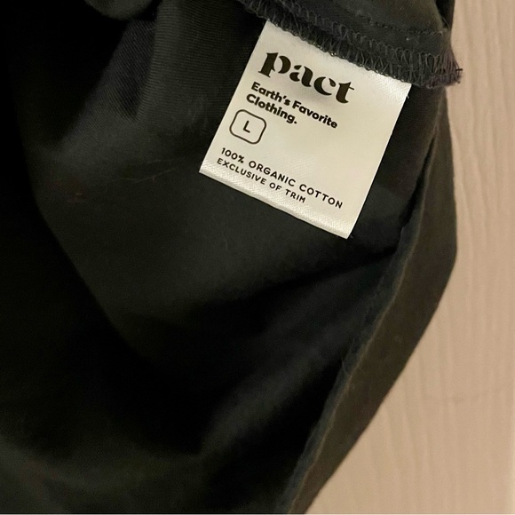 Pact Gray Blouse size XL - Picture 6 of 7